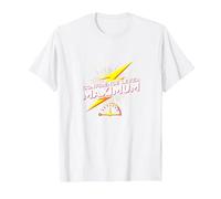 Confidence Level: Maximum Big Ween Energy Lightning Bolt T-Shirt, Men, White, 5XL