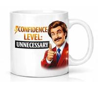 Confidence Level Unnecessary Funny Quote Mug Gift Mug