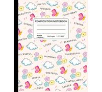 Confident & Creative: Affirmation Composition Notebook for Girls: Empowering girls with confidence, positivity, and creativity - perfect for journaling, school, and personal reflection