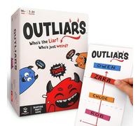 Confident Games Outliars - Hilarious Bluffing Party Game for Groups, Adults & Teens 14+ | Spot the Liar with Funny Secrets Revealed | Best Board Game for Game Night with Family or Friends