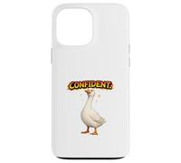 Confident Goose Attitude Retro Cartoon Design Case for iPhone 13 Pro Max