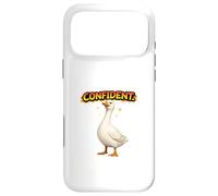 Confident Goose Attitude Retro Cartoon Design Case for iPhone 17 Pro Max