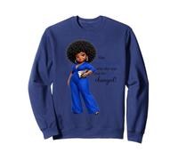Confident Melanin Woman Empowered Afro Queen Slay Boss Lady Sweatshirt