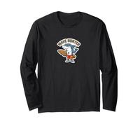 Confident Wave Hunter Shark Shaka Surf Beach Lifestyle Long Sleeve T-Shirt