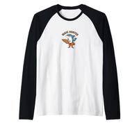 Confident Wave Hunter Shark Shaka Surf Beach Lifestyle Raglan Baseball Tee