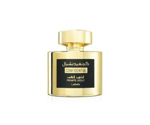 Confidential Private Gold by Lattafa for Unisex - 3.4 oz EDP Spray