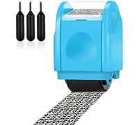 Confidential Roller Stamp with 3-Pack Refills,Identity Theft Stamp, Identity Theft Rolling Data Defender,Secure Confidential ID Security,Anti Theft and Privacy Safety