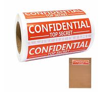 Confidential Stickers,File Handling Instructions Stickers Labels for Office Business Envelopes,4x1 Inch,500 Pcs Per Pack