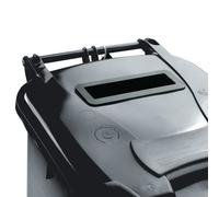 Confidential Waste Wheelie Bin 140 Litre Grey 377880