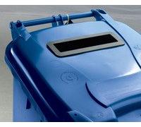 Slingsby Wheelie Bin 240L - Blue comes with Slot and Lid Lock