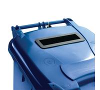 Confidential Waste Wheelie Bin 240 Litre Blue 377892