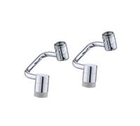 Configuration Faucet Adapters 360 Degrees Swivels Functionality Operations Water Conservation Assembly Stainless Steel U Shape Universals Faucet Adapters