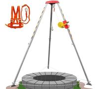 Confined Space Rescue Tripod with Winch - Adjustable Durable Lifting Stand for Medical & Construction Emergencies