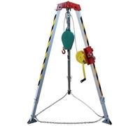 Confined Space Tripod Confined Space Tripod With 1200/1800 LBS Winch And Fall Arrester Sewer Rescue Tripod(1800lbs Winch)