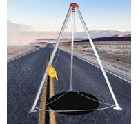 Confined Space Tripod Kit with Adjustable Winch for Rescue and Man Lifting, 1800/2600/1200 Lbs Capacity, Portable for Vertical Entry
