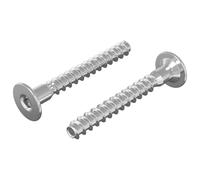 Confirmat Screws Silver Metal Hardware Fasteners Set Building Tools DIY vidaXL