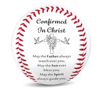 Confirmation Gift for Boys Girls Teens - Christian Baseball Keepsake Confirmed in Christ Gifts from Godparents Parents Sponsor - Catholic Confirmation Baptism First Communion Religious Gift Box