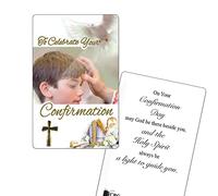 Confirmation Laminated Prayer Card 8.5x5.5cm - Boy F71996 9969