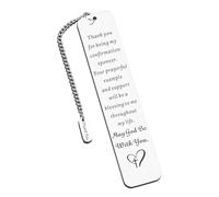 Confirmation Sponsor Gifts for Men Women Catholic Sponsor Bookmark Gifts Appreciation Thank You for Being My Confirmation Sponsors Bookmark, Godfather Godmother Catholic Confirmation Gift Ideas