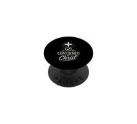 Confirmed in Christ Confirmation Vintage Catholic Jesus PopSockets Adhesive PopGrip
