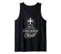 Confirmed in Christ Confirmation Vintage Catholic Jesus Tank Top