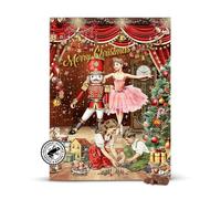 Confiserie Heidel Advent Calendar 2025 with 24 Fine Whole Milk Chocolate Figures - Christmas Motifs with Nutcracker Scene - Christmas Tradition for Children and Adults