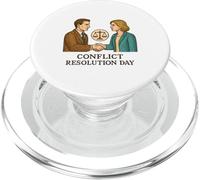Conflict Resolution Day PopSockets PopGrip for MagSafe