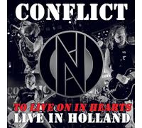 Conflict - To Live On In Hearts - Live In Holland - CD - Punk anarcho new mint