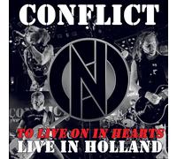 CONFLICT - TO LIVE ON IN HEARTS - LIVE IN HOLLAND (TRANSLUCENT RED VINYL) [VINYL]