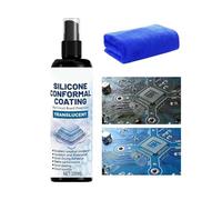 Conformal Coating for Electronics | 100ml with Towel Clear Waterproof Quick Dry - Electronic Contact Cleaner Spray | for PCB Assembly Control Boards Automotive Marine Equipment