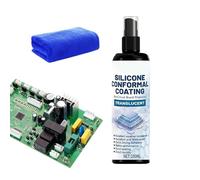 Conformal Coating Spray | 100ml with Towel Clear Waterproof Quick Dry - Electrical Contact Cleaner Spray - for Electrician Engineer PCB Assembly Control Boards Auto Marine Equipment