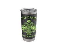 Conformity Cowardice Byzantine Eagle Orthodox Courage Stainless Steel Insulated Tumbler