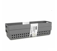 Confortime Multipurpose Basket 144888 24 x 7.5 x 7 cm (2 Pieces) (36 Units) (24 x 7.5 x 5 cm)