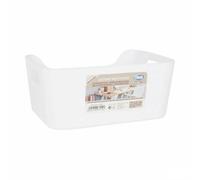 Confortime Multipurpose Basket White 24 x 16.5 x 10 cm (24 Units)