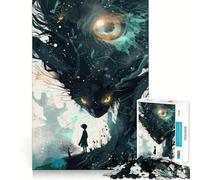 Confronting The Monster 1000 Pieces Puzzles for Teenagers Sharp Thinking, Accurate Cut, Fun Activity, Art Decor (50x75cm)