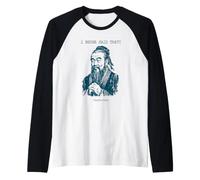 Confucius I Never Said that Funny Philosophy Quote Pun Raglan Baseball Tee