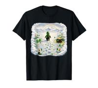Confused Penguin in The Mountains Irish St. Patrick’s Day T-Shirt