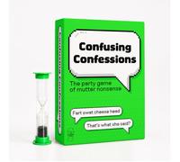 Confusing Confessions Board Games - Decode The Nonsense, Guess The Phrase - Funny Party Games For Adults & Family - For 2 Or More Players Ages 17+ By The Creators Of Grab The Mic And Sorry What
