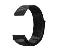 Cong Yi 18mm Watch Straps Nylon Bracelet Compatible With Venu 2S/Venu 3S/Vivoactive Quick Release Replacement Sport Loop Band(Black red 07)