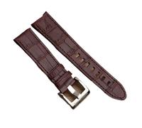 Cong Yi 22 Mm Genuine Leather Watchband Men's Watch Strap Compatible With Montblanc Star Wtach Band Belt Bracelet Brown Black Blue(Brown)