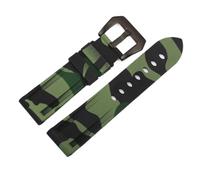Cong Yi 22mm 24mm 26mm Camouflage Colorful Rubber Watch Band Compatible With Strap Gear S3 Classic(Green Black buckle,22mm)