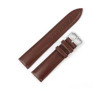Cong Yi Cowhide Leather Watch Strap 14mm 16mm 18mm 20mm 22mm 24mm Black Coffee Color Watch Strap Men Women Watch Band Accessories(Wine Red,22mm)