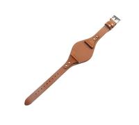 Cong Yi First Layer Strap Compatible With Fossil ES4113 ES3625 ES3616 ES3838 ES4114 18mm Genuine Leather Watchband(Brown,18mm Silver-K1)