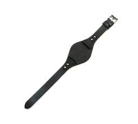 Cong Yi First Layer Strap Compatible With Fossil ES4113 ES3625 ES3616 ES3838 ES4114 18mm Genuine Leather Watchband(Litchi Black,18mm Gold-K1)