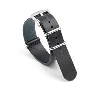 Cong Yi Genuine Leather Watch Strap 18mm 20mm 22mm 24mm Watch Band Burst Crack Men Wristband Bracelet Replacement Watch Accessories(Dark Blue,24mm)