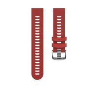 Cong Yi Quick Release 20mm Official Style Sports Silicone Strap Compatible With Garmin Forerunner 55 158 Wrist Band 245 245M 645 Bracelet Watchband(Red,For Forerunner 645)