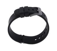 Cong Yi Replacement Sport Silicone Band Strap Two-Piece Smart Watch Strap Compatible With P8 Bracelet Watchband Accessories(Black)