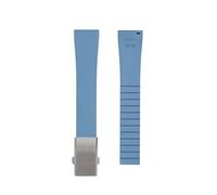 Cong Yi Rubber Strap 18 19 20 21 22 Mm Quick release Adjustable Universal Strap Compatible With Men And Women(Blue-Buckle,21mm)