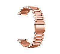 Cong Yi Stainless Steel Straps Compatible With Garmin Forerunner 55 245 645M Smart Watch Band Metal Bracelet Belts Compatible With Approach S40 S12 S42 Correa(Style 1 Rose Gold,For Vivomove HR)
