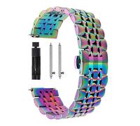 Cong Yi Stainless Steel Wristband Compatible With Galaxy Watch 3 LTE 41mm 45mm Strap Bracelet For Gear Sport/S2 S3 42mm 46mm 20mm 22mm Bands(Black,Galaxy Watch3 45mm)